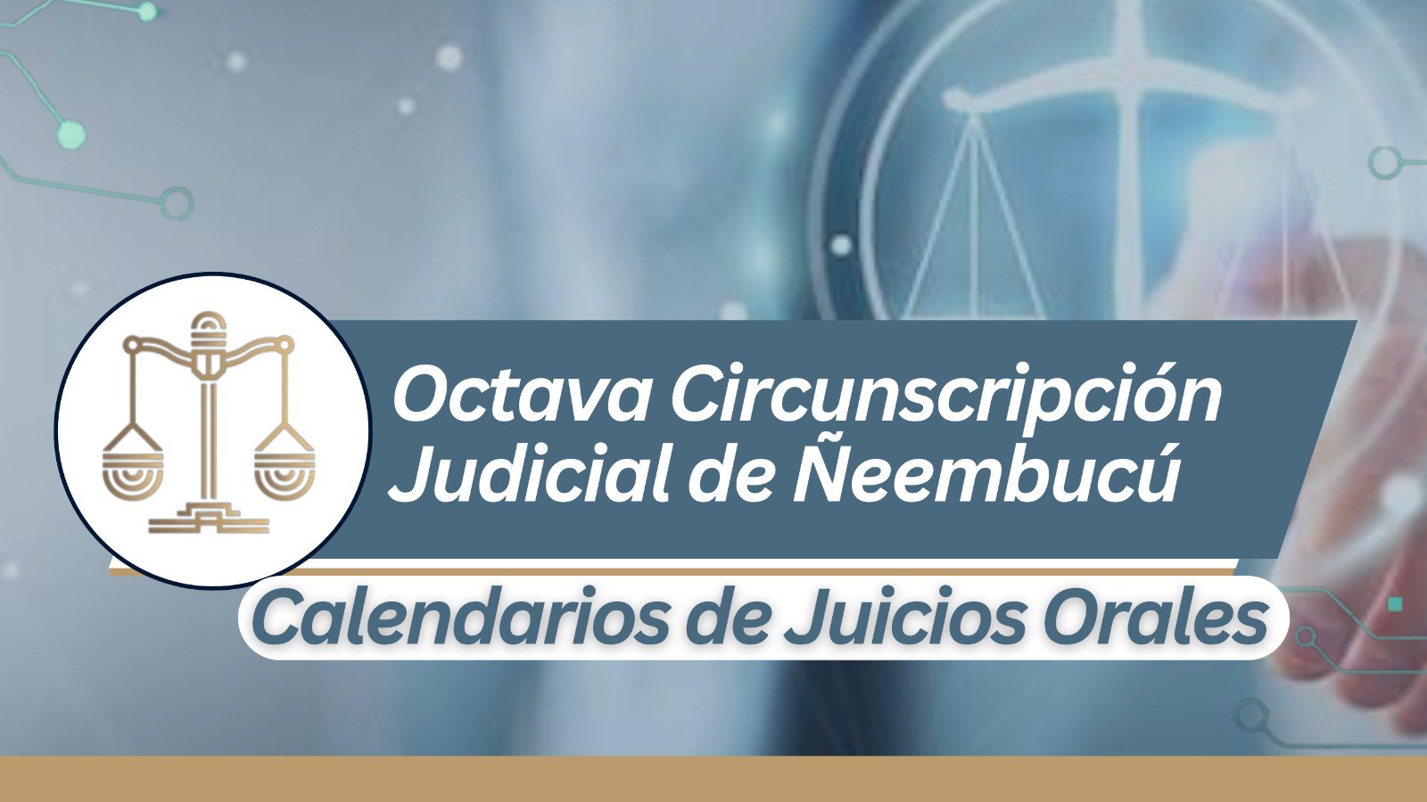 Calendario de Juicios Orales